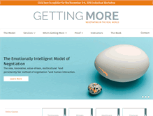 Tablet Screenshot of gettingmore.com